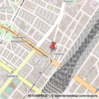Mappa Via Edolo,  10, 20125 Milano, Milano (Lombardia)