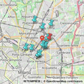 Mappa Via Guido Cavalcanti, 20127 Milano MI, Italia (1.32308)
