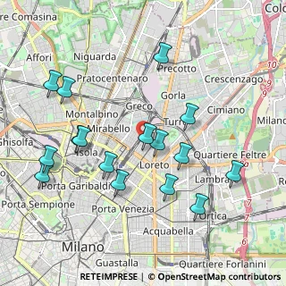Mappa Via Guido Cavalcanti, 20125 Milano MI, Italia (2.07938)