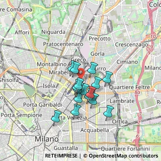 Mappa Via Guido Cavalcanti, 20127 Milano MI, Italia (1.28)