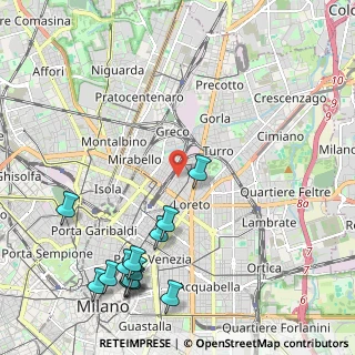 Mappa Via Guido Cavalcanti, 20127 Milano MI, Italia (2.73154)