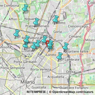 Mappa Via Guido Cavalcanti, 20127 Milano MI, Italia (1.68385)