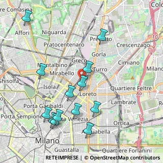 Mappa Via Guido Cavalcanti, 20127 Milano MI, Italia (2.25077)