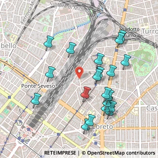 Mappa Via Guido Cavalcanti, 20125 Milano MI, Italia (0.5225)
