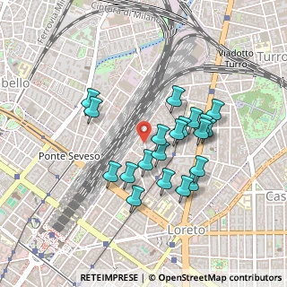Mappa Via Guido Cavalcanti, 20127 Milano MI, Italia (0.384)