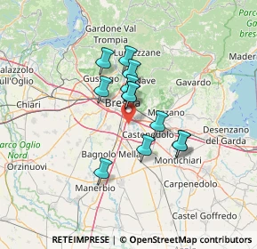 Mappa Strada Vicinale Fusera, 25010 Borgosatollo BS, Italia (9.79667)