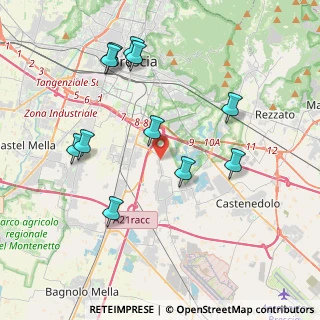 Mappa Strada Vicinale Fusera, 25010 Borgosatollo BS, Italia (4.11636)