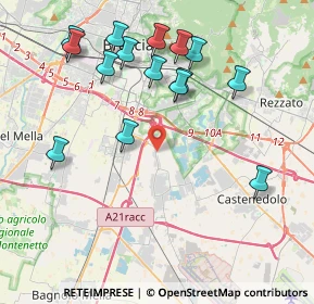 Mappa Strada Vicinale Fusera, 25010 Borgosatollo BS, Italia (4.32733)