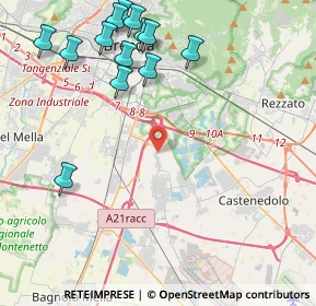 Mappa Strada Vicinale Fusera, 25010 Borgosatollo BS, Italia (5.17462)