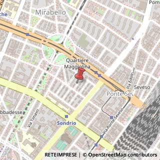 Mappa Via Privata Giulio Caccini,  7, 20124 Milano, Milano (Lombardia)