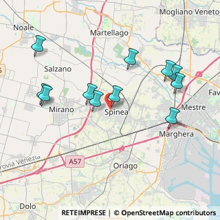 Mappa Via B. Mion, 30038 Spinea VE, Italia (4.05455)