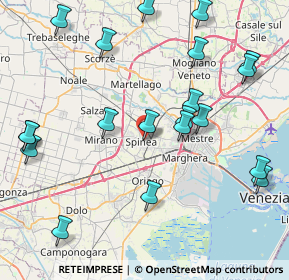 Mappa Via Modigliani, 30038 Spinea VE, Italia (9.72)