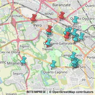 Mappa Via Luigi Ratti, 20153 Milano MI, Italia (2.22)