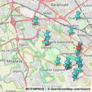 Mappa Via Luigi Ratti, 20153 Milano MI, Italia (2.80389)