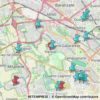 Mappa Via Luigi Ratti, 20153 Milano MI, Italia (3.21625)