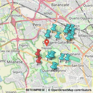 Mappa Via Luigi Ratti, 20153 Milano MI, Italia (1.771)