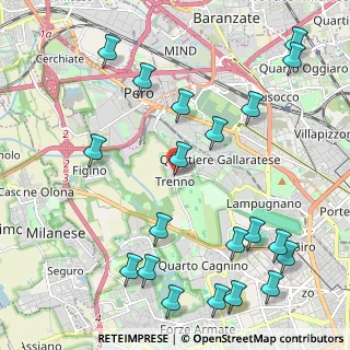 Mappa Via Luigi Ratti, 20153 Milano MI, Italia (2.6945)