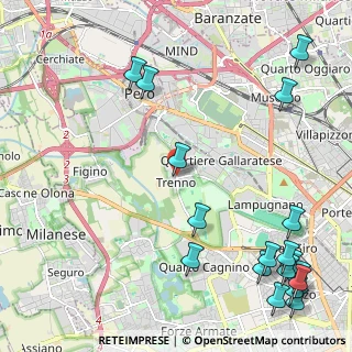 Mappa Via Luigi Ratti, 20153 Milano MI, Italia (3.17667)