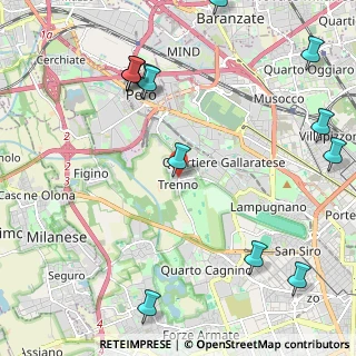 Mappa Via Luigi Ratti, 20153 Milano MI, Italia (2.85077)