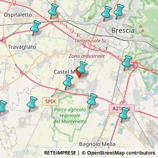 Mappa Via Pablo Neruda, 25020 Brescia BS, Italia (5.58727)