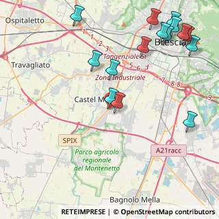 Mappa Via Pablo Neruda, 25020 Brescia BS, Italia (5.43867)