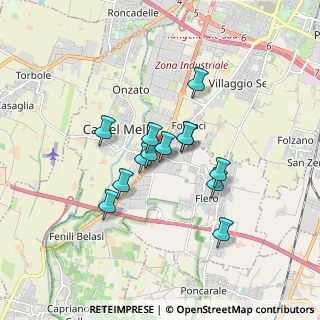 Mappa Via Pablo Neruda, 25020 Brescia BS, Italia (1.26154)