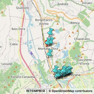 Mappa Via Mazzini, 10016 Montalto Dora TO, Italia (2.5885)