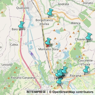 Mappa Via Mazzini, 10016 Montalto Dora TO, Italia (2.91455)