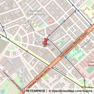 Mappa Via Pietro Gassendi, 5, 20155 Milano, Milano (Lombardia)