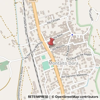 Mappa Corso Guglielmo Marconi, 24, 10016 Montalto Dora, Torino (Piemonte)