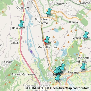 Mappa Corso Guglielmo Marconi, 10016 Montalto Dora TO, Italia (2.93)