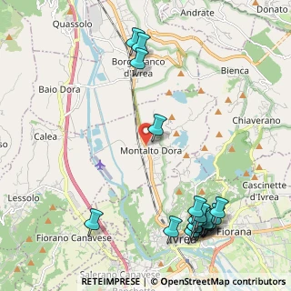 Mappa Corso Guglielmo Marconi, 10016 Montalto Dora TO, Italia (2.8465)
