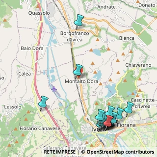 Mappa Corso Guglielmo Marconi, 10016 Montalto Dora TO, Italia (2.9165)