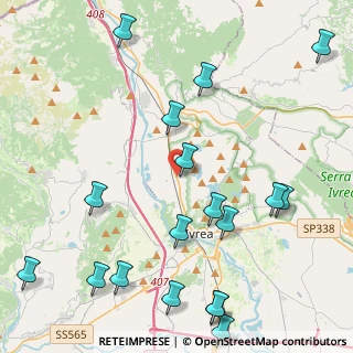 Mappa Corso Guglielmo Marconi, 10016 Montalto Dora TO, Italia (5.57056)