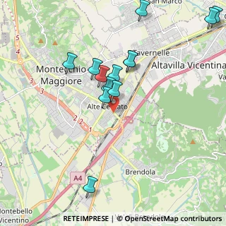 Mappa Via Guglielmo Marconi, 36075 Montecchio Maggiore VI (2.08538)