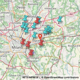 Mappa Via Pola, 20096 Pioltello MI, Italia (6.41)