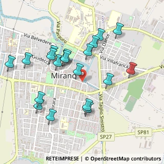 Mappa Via Macello, 30035 Mirano VE, Italia (0.503)