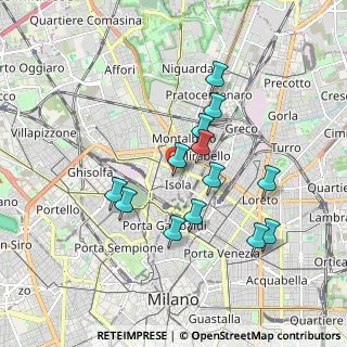 Mappa Via Lario angolo via Francesco Arese, 20124 Milano MI, Italia (1.63692)