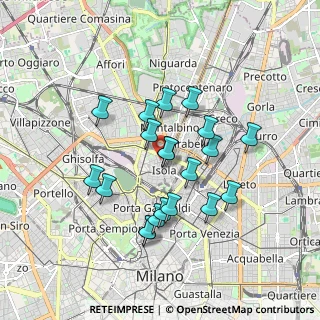 Mappa Via Lario angolo via Francesco Arese, 20124 Milano MI, Italia (1.541)