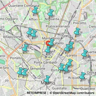 Mappa Via Lario angolo via Francesco Arese, 20124 Milano MI, Italia (2.46778)