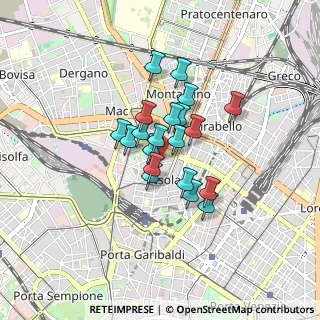 Mappa Via Lario angolo via Francesco Arese, 20124 Milano MI, Italia (0.568)