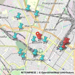 Mappa Via Lario angolo via Francesco Arese, 20124 Milano MI, Italia (1.2915)