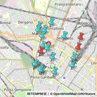 Mappa Via Lario angolo via Francesco Arese, 20124 Milano MI, Italia (0.8945)