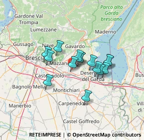 Mappa Via Bussago, 25081 Bedizzole BS, Italia (9.592)