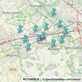 Mappa Via Don Lorenzo Milani, 20018 Sedriano MI, Italia (3.3)