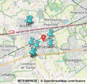 Mappa Via Don Lorenzo Milani, 20018 Sedriano MI, Italia (1.51727)