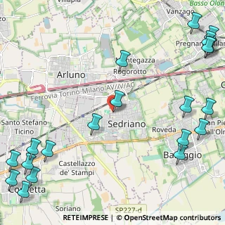 Mappa Via Don Lorenzo Milani, 20018 Sedriano MI, Italia (3.4575)