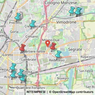 Mappa Via Privata Residenza Betulle, 20090 Segrate MI, Italia (3.1225)