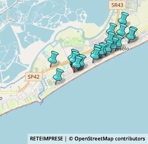 Mappa Piazza Marina, 30016 Jesolo VE, Italia (1.6155)