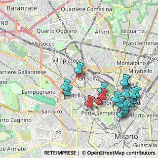 Mappa Via Valcava, 20155 Milano MI, Italia (2.394)